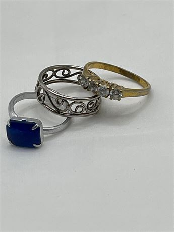 Three Misc rings lot