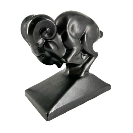 Vintage Cowan Pottery Ram Bookend