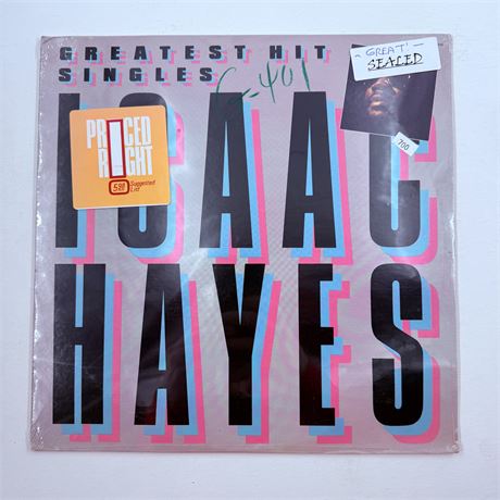 Isaac Hayes Greatest Hits Sealed Vinyl Record