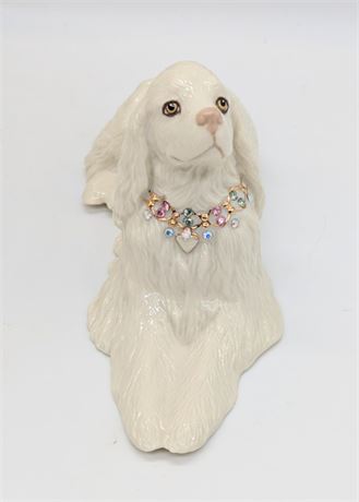 Lenox Dog Laying Down Tender Devotions Porcelain Figurine