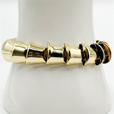 Vintage Gold-Tone Link Bracelet