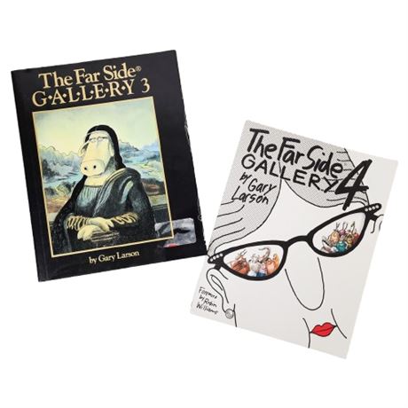 Gary Larson "The Far Side Gallery" Books #3 & #4
