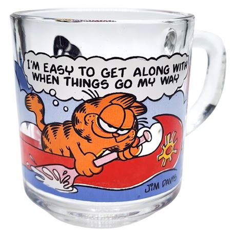 Vintage 1978 McDonald's Garfield Mug by Anchor Hocking