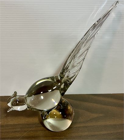 Murano glass pheasant