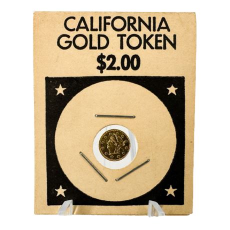 California Gold Token $2.00