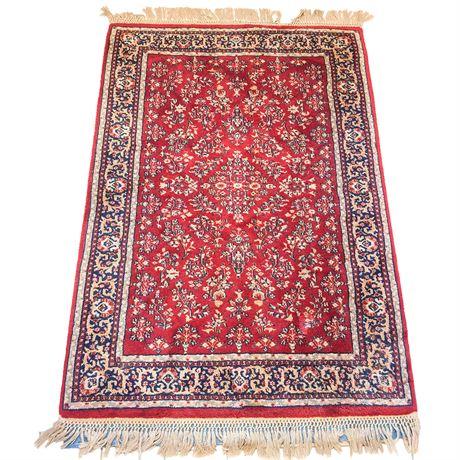 Vintage Sears Wool 4 x 6' Decorative Rug