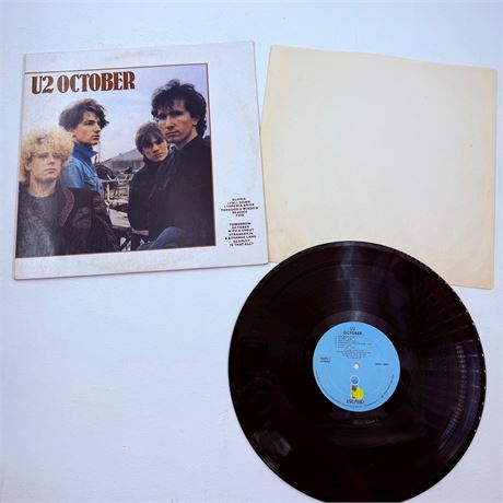 U2 October Vinyl Record