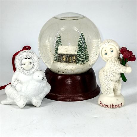Christmas Lot - Snowbabies, Dept. 56 and Snowglobe