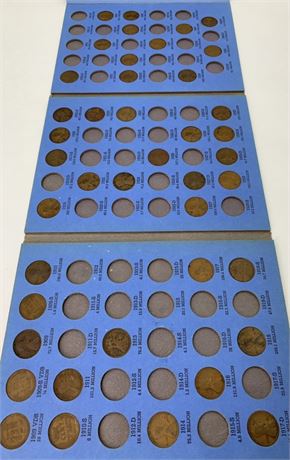 42 pc 1909-1940 Lincoln Head 1 cent Coin Collection