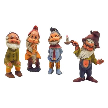 Vintage Gnome/Elf Ornaments