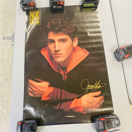 NOS 1990 Funky Ent. Jonathan Knight New Kids on the Block Poster