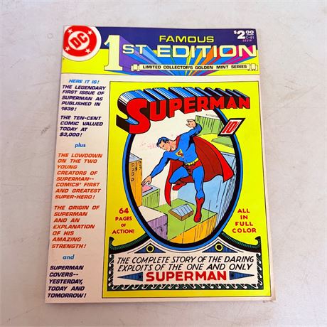 DC Famous 1st Editions Superman 1