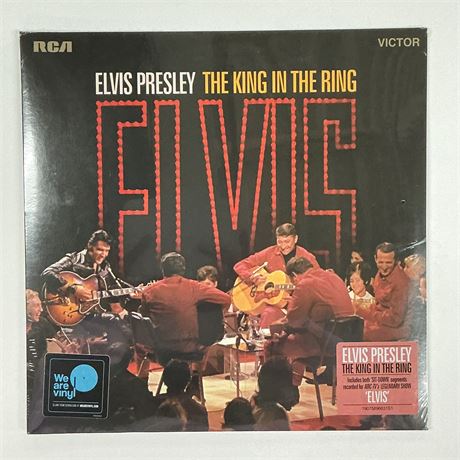 Elvis Presley The King in the Ring Sealed Vinyl Record