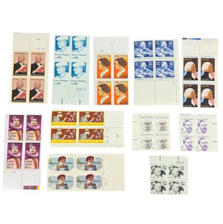 Lot of Plate Block & Block Stamps