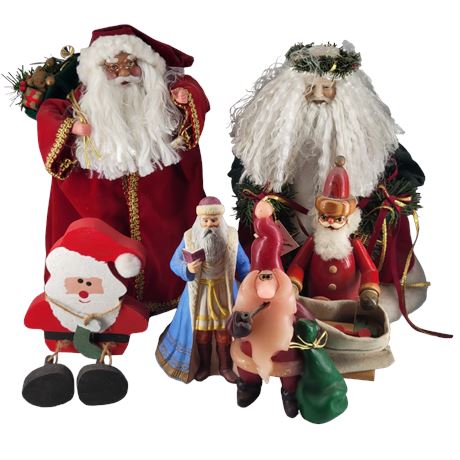 Vintage Santa Clause Figure Lot #3