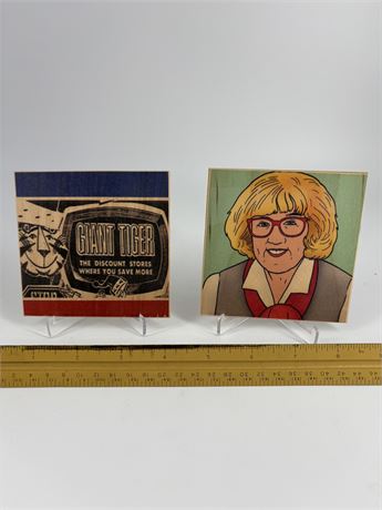 Cleveland Landmark Drink Coasters