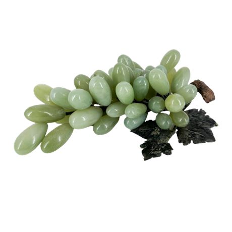Vintage Chinese Jade Grape Bunch
