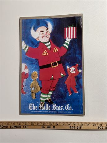 Halle Bros. Co. Mr. Jingleing Poster