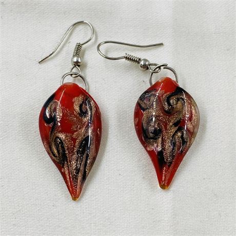 Blown Glass Earrings