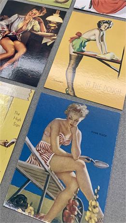 9 Vintage Arcade c1994 Brown & Bigelow Pin Up Cards