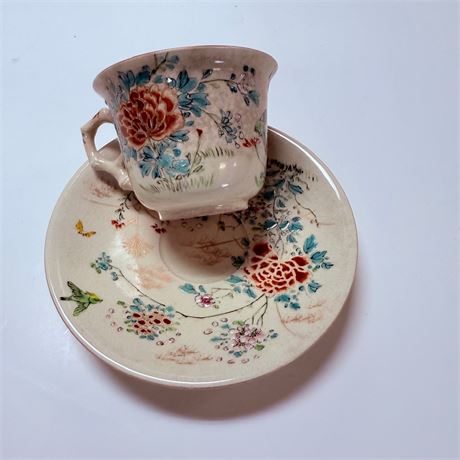 Antique Teacup & Saucer