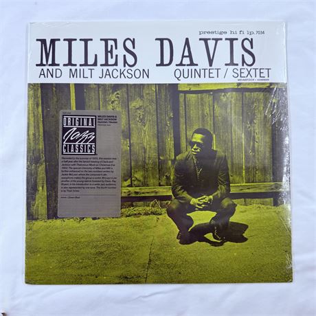 Miles Davis and Milt Jackson Vinyl Record - Factory Sealed