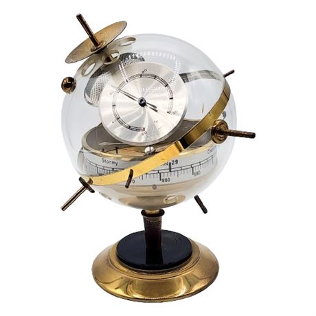 Mid-Century W. German Sputnik Weather Station Hygrometer