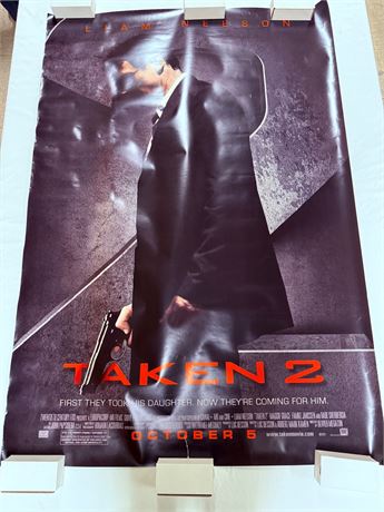Taken 2 Original DS 40x78” Movie Banner Poster
