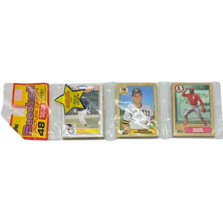 1987 Topps Baseball Cards Rack Pack - Sealed