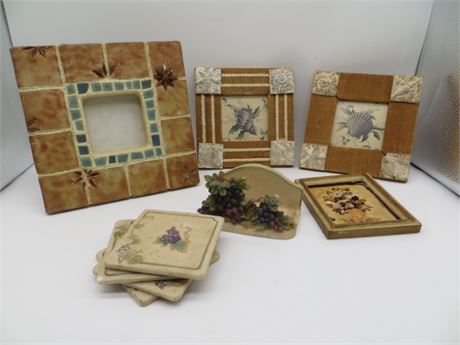 PICTURE FRAMES & COASTERS