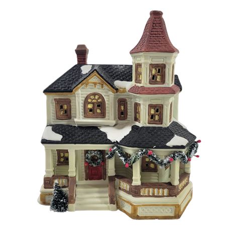 Noma Dickensville Collectables Porcelain Lighted House