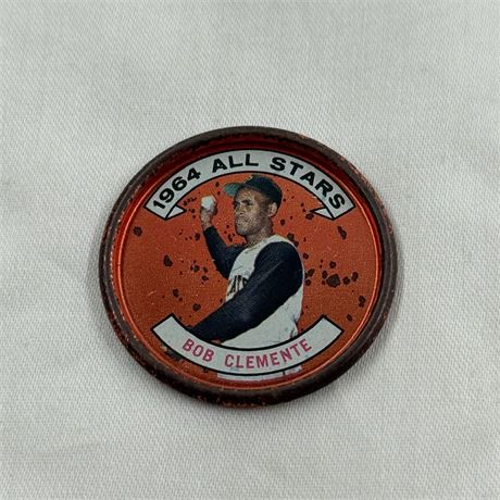 1964 Topps Roberto Clemente Coin #150