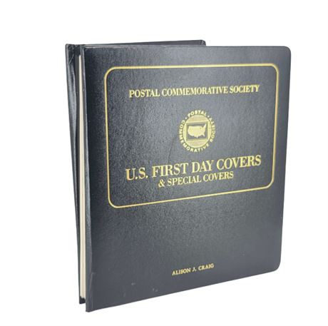 Hardcover Binder with FDC Envelopes, 1995