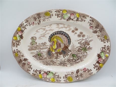 Vintage Turkey Platter Made in Japan #6