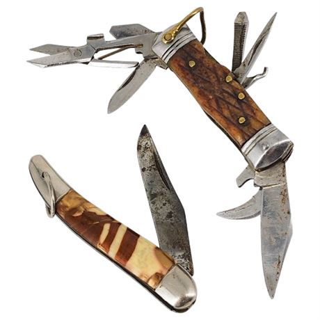 Vintage Pocket Knife & Mini Multi-Tool