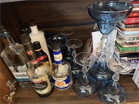 Collector Bottles, Plastic Daiquiri Cups