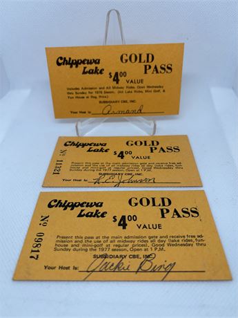 Chippewa Lake Gold Passes