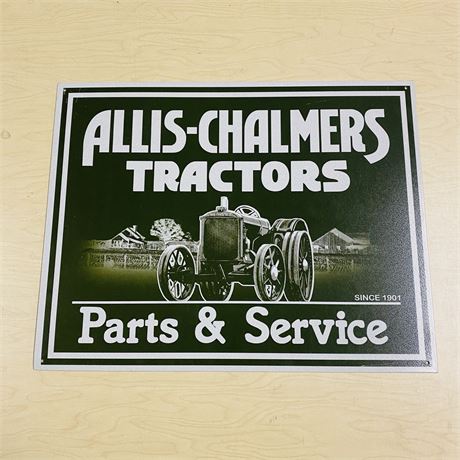 New Retro 12.5x16” Allis Chalmers Metal Sign