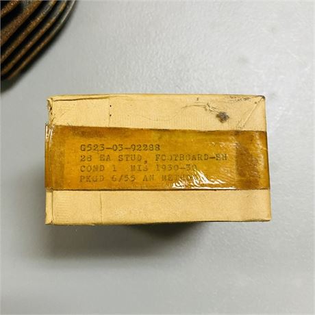 25 NOS WWII Military Surplus Harley Davidson Footboard Studs