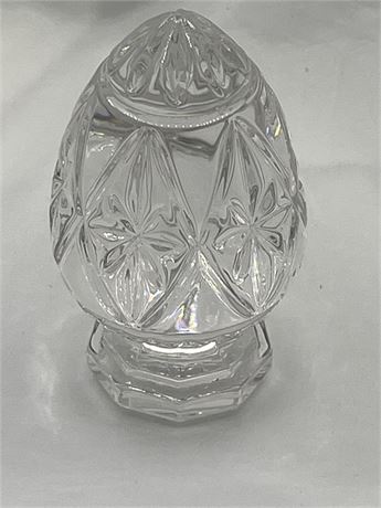Leonard Crystal egg paperweight