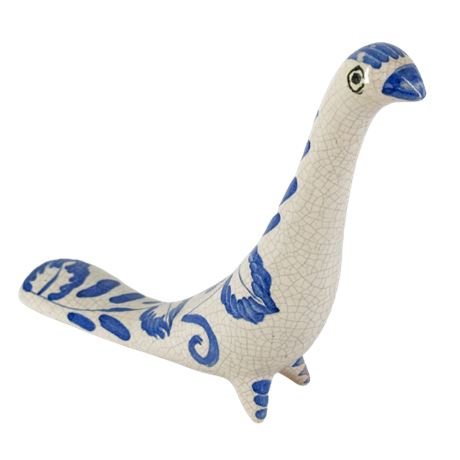J. Faba Spanish Pottery Figural Bird