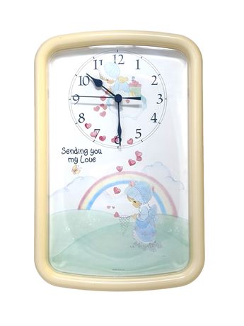 Vtg Precious Moments Wall Clock