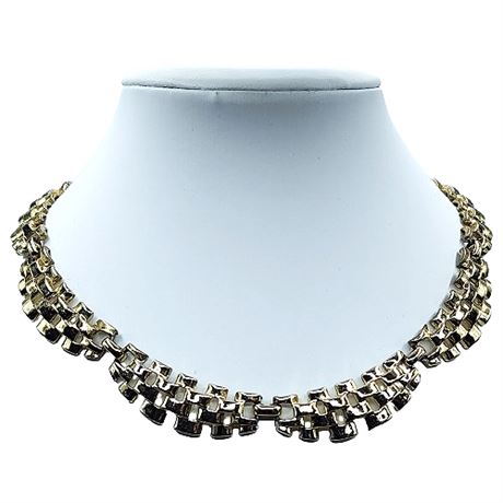 Signed Coro Scalloped Necklace