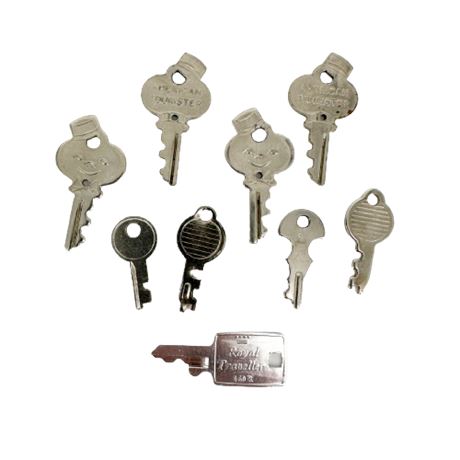 Collection of Vintage Luggage Keys