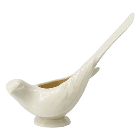Vintage LENOX Cream Porcelain Bird Figural Planter