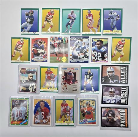 Misc. Lot of Football Cards