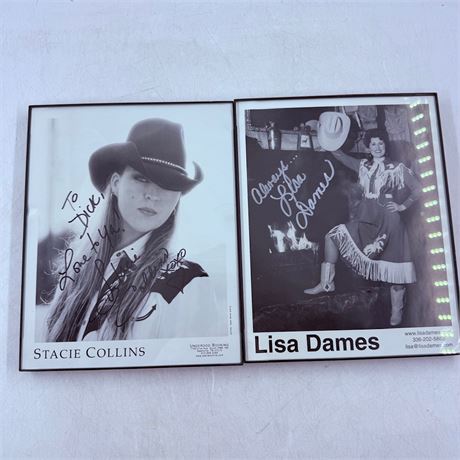 Stacie Collins + Lisa Dames Signed Photographs
