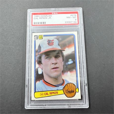 PSA 8 - 1983 Donruss Cal Ripken Jr