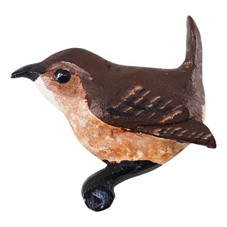 Vintage ROSANNA MOORE Hand Painted Bird Brooch