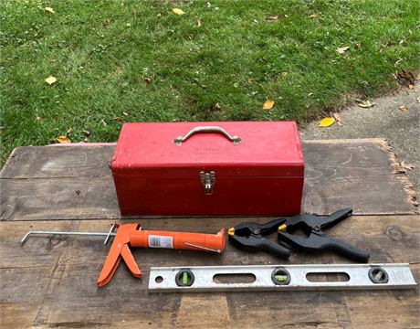 Lot of tools and tool box